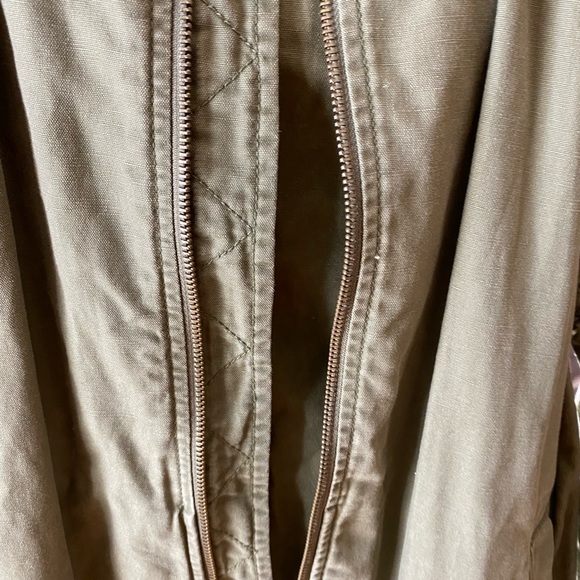 Men’s GAP Olive Green Bomber Jacket L - Picture 8 of 10